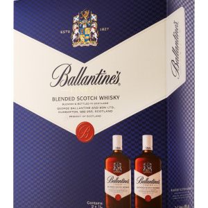 Ballantine's Finest Blended Scotch Whisky 40% 2x1L gift pack