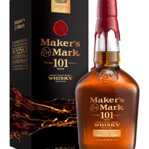 Maker’s Mark 101 Kentucky Straight Bourbon 50.5% 1L gift pack