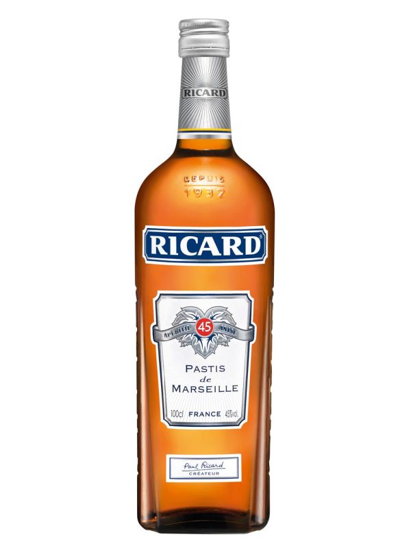 Ricard French Pastis Apéritif 45% 1L