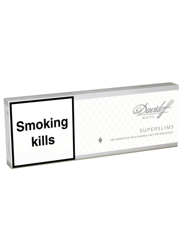 Davidoff White Super Slim 200s